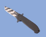 Tekut Ares LK5256B Tiger Tanto Folding Knife