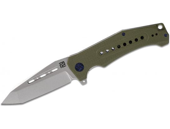 Artisan Cutlery 1705P-GN Folding Knife G10 Handles 3.94" Blade D2 Steel