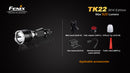 Fenix TK22 (2014 Edition) 1 x 18650 / 2 x CR123A CREE XM-L2 U2 920 Lumen LED Flashlight
