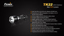 Fenix TK22 (2014 Edition) 1 x 18650 / 2 x CR123A CREE XM-L2 U2 920 Lumen LED Flashlight