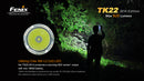 Fenix TK22 (2014 Edition) 1 x 18650 / 2 x CR123A CREE XM-L2 U2 920 Lumen LED Flashlight