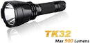 Fenix TK32 2 x CR123 / 1 x 18650 CREE XM-L2 U2 900 Lumen Multi Color LED Flashlight