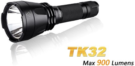 Fenix TK32 2 x CR123 / 1 x 18650 CREE XM-L2 U2 900 Lumen Multi Color LED Flashlight