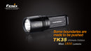 Fenix TK35 Ultimate Edition 2 x 18650 / 4 x CR123A CREE MT-G2 1800 Lumen LED Flashlight