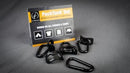TribeOne Outdoors PackTach Carabiner Set