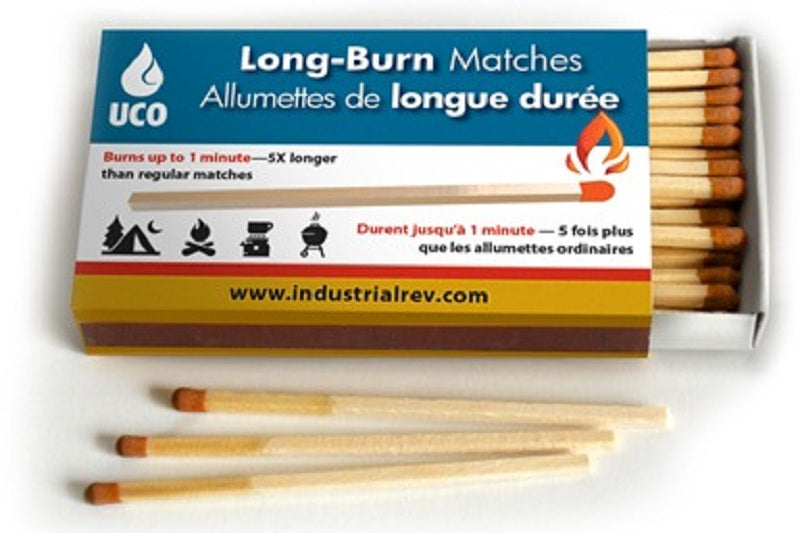 UCO Long Burn Matches- 50 Piece