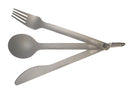 Vargo Titanium Spoon/Fork/Knife ULV Set