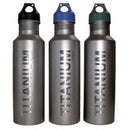 Vargo Titanium Water Bottle Black Cap