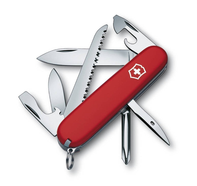 Victorinox Swiss Army Hiker Traditional Officer's Knife -  Red