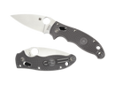 Spyderco Manix 2 Folding Knife Gray FRN Handles 3.37in Maxamet Steel Blade - C101PGY2