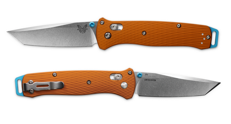 Benchmade Bailout 537-2301 Shot Show 2023 Limited Edition CPM-3V Steel Orange Aluminum Handles