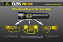XTAR D26 Whale CREE XM-L U3 1000 Lumen 1x 18650/18700/26650 Diving Light
