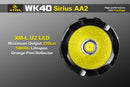 XTAR WK40 Sirius AA2 220 Lumen 2 x AA Flashlight