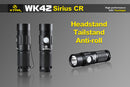XTAR WK42 Sirius CR 300 Lumen 1 x CR123A/16340