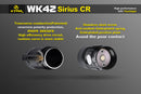 XTAR WK42 Sirius CR 300 Lumen 1 x CR123A/16340