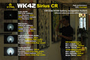 XTAR WK42 Sirius CR 300 Lumen 1 x CR123A/16340