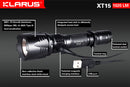 Klarus XT15 2x CR123A / 1x 18650 1020 Lumens Cree XM-L2 LED Flashlight