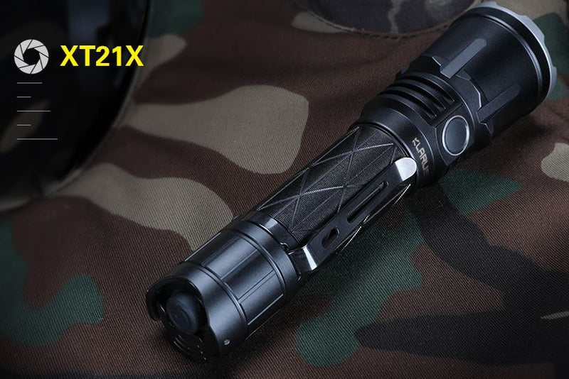Klarus XT21X 4000 Lumen Tactical Rechargeable Flashlight 1 x 21700 Battery