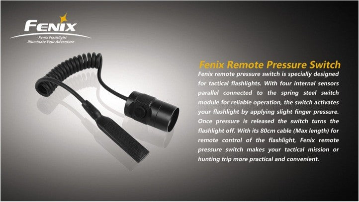 Fenix Flashlight Remote Pressure Switch AR102 FITS TK12, TA20, TA21