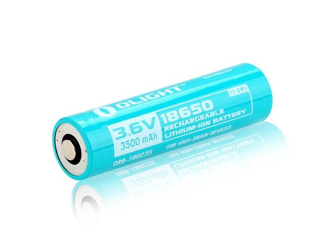 Olight 18650 Magnetic Rechargeable Customized 3500mAh Battery For S30R II, S30R III, S2R, R20, S2R II