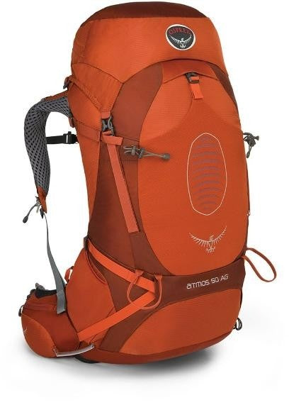Osprey Atmos 50 AG Men's Backpack-Cinnabar Red-L