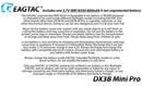 EagleTac DX3B Mini Pro XHP50.2 2480 Lumen Flashlight 1 * 18350 Li-ion Battery Included - CW