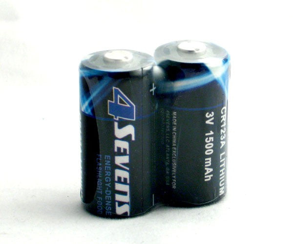 FOURSEVENS Lithium CR2 Button Top Batteries - 2 Pack