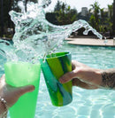 Sili PINT 16oz Original Pint Glass Glow In The Dark Green