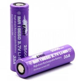 Efest IMR 18650 2500mAh 3.7V 20A Max Continuous / 35A Max Pulse Flat Top Rechargeable Battery