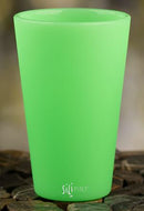 Sili PINT 16oz Original Pint Glass Glow In The Dark Green